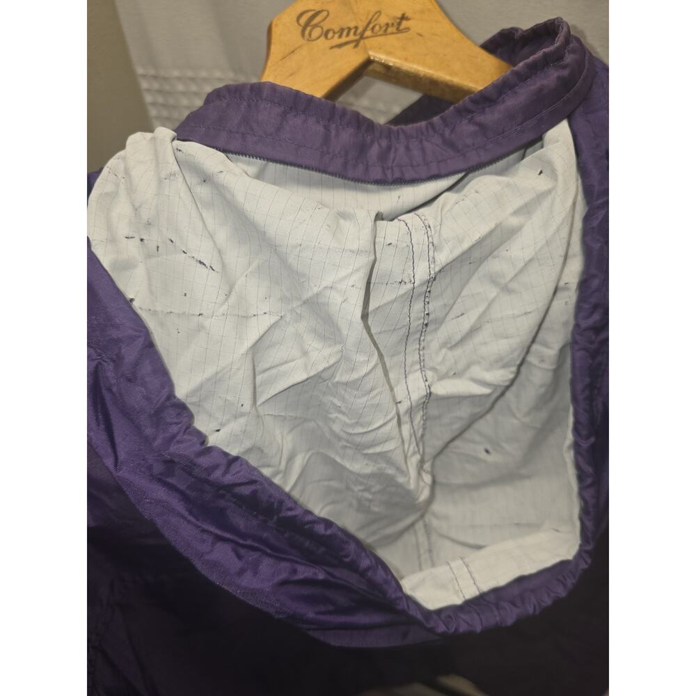 Liz Claiborne purple Acadia anorak windbreaker jacket small stain - Picture 9 of 10